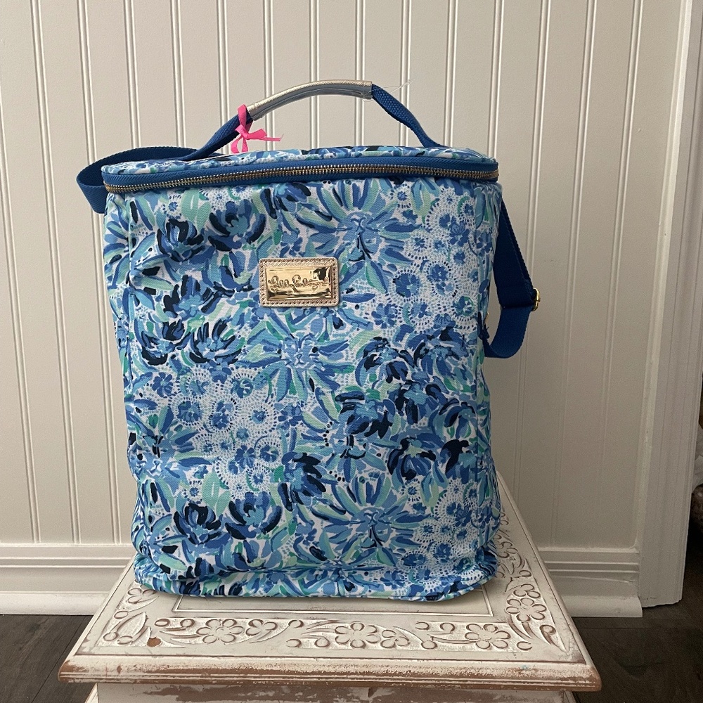 NWT Lily Pulitzer Wine Carrier Cooler in High Maintenance
